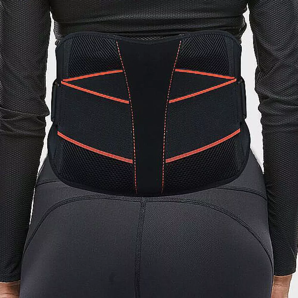 Ubunifu wa Mesh Ukanda wa Usaidizi wa Kiuno cha Lumbar Ulioshinikizwa