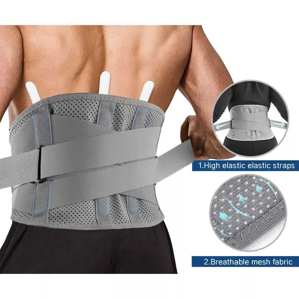 Ukanda wa Msaada wa Kiuno wa Neoprene unaoweza kutolewa